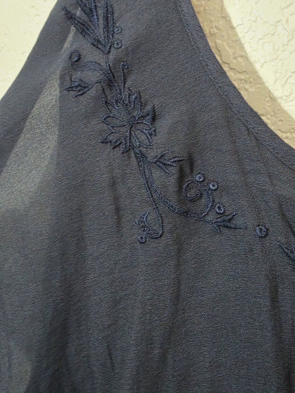 Free People Fiona Maxi Wrap Dress In Midnight Blue Womens Small Embroidered - Picture 14 of 16